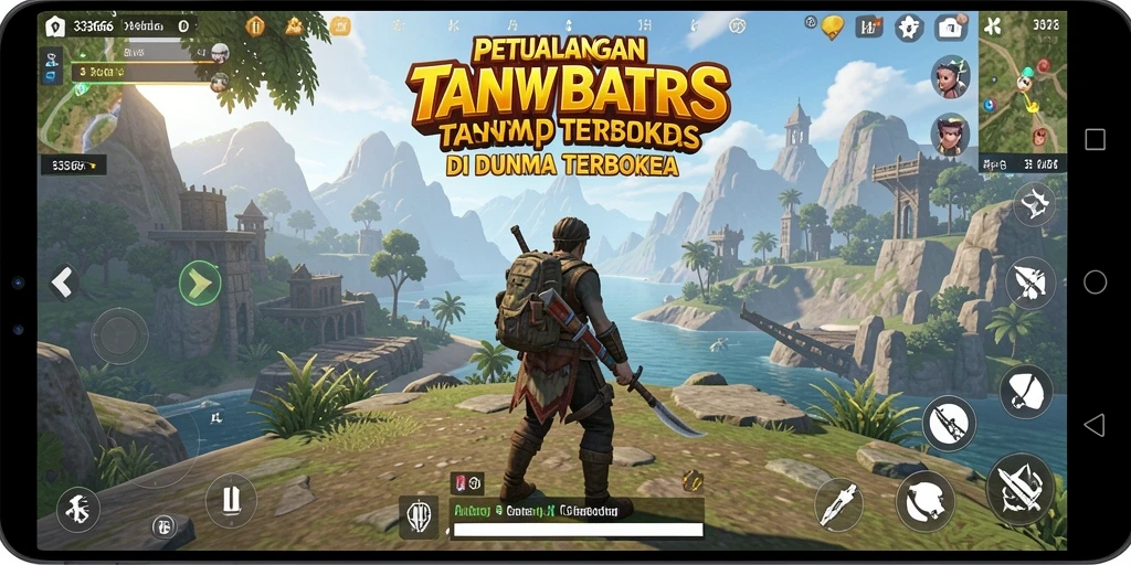 Gameplay seru di dunia terbuka yang luas.