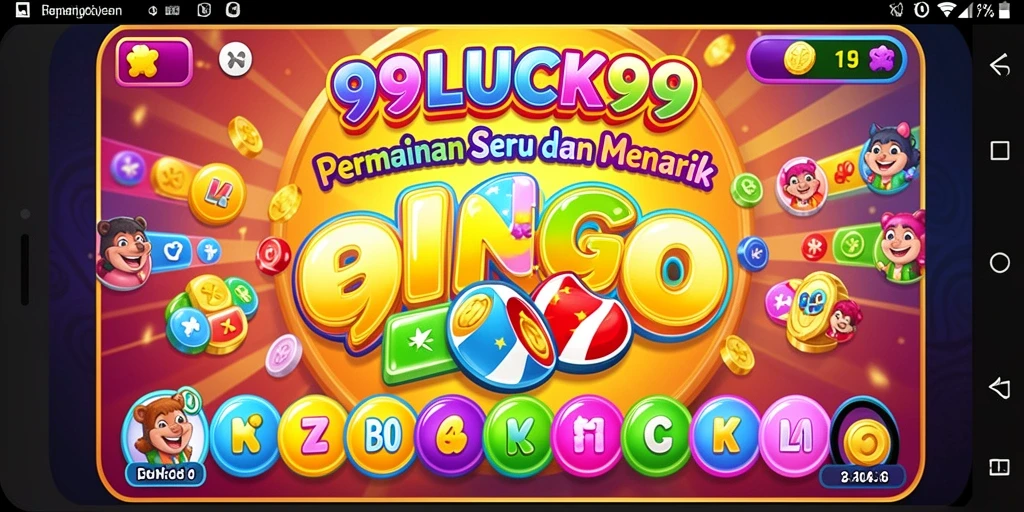 Tampilan menakjubkan gameplay Bingo di 99LUCK99.