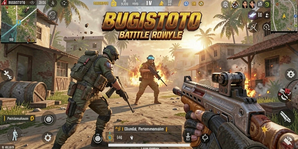 Tampilan gameplay seru dan menegangkan di BUGISTOTO.