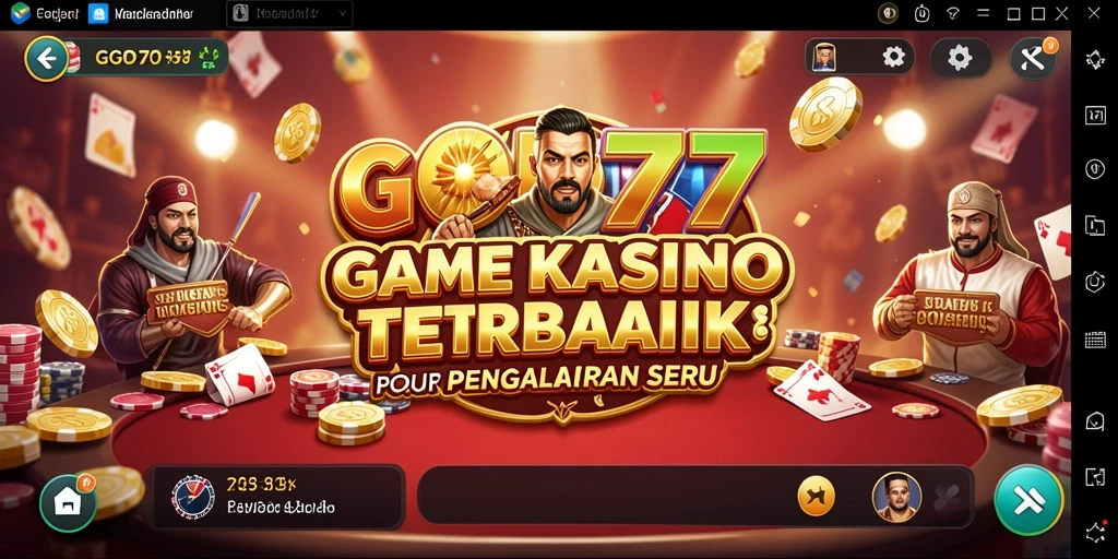 Tampilan gameplay seru dari permainan Kasino di GOD77.