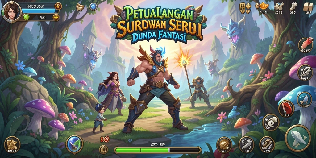 Gameplay RPG yang memukau dan interaktif.