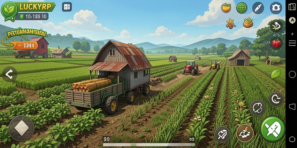 Gameplay menarik di <strong>LUCKYRP</strong> dengan aktivitas pertanian yang seru.