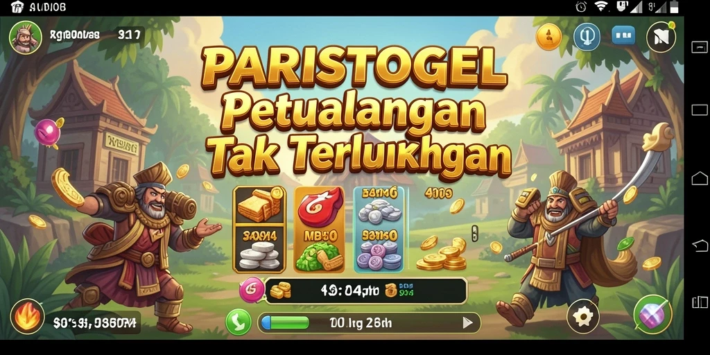 Tampilan gameplay seru dan menantang dalam PARISTOGEL.