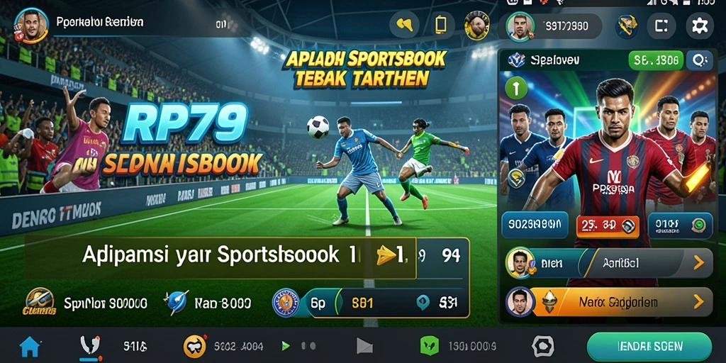 Tampilan utama RP79 dengan fitur taruhan yang menarik.