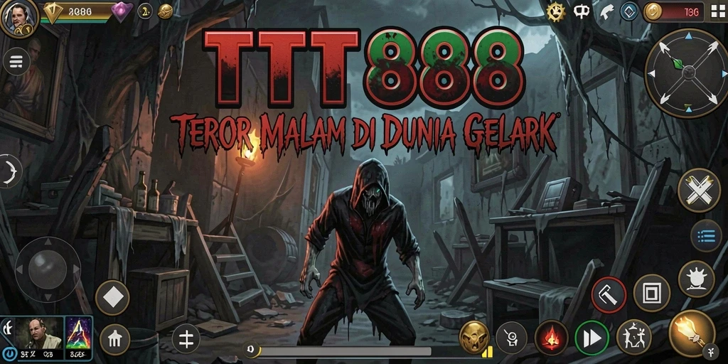 Tangkapan layar dari gameplay yang menyeramkan di TTT888.