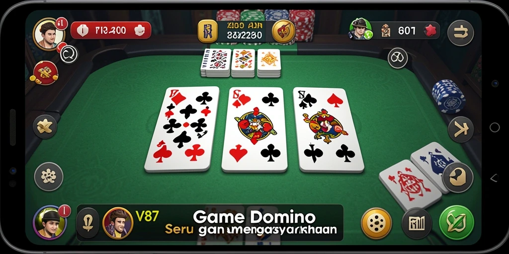 Tampilan menarik dari gameplay V87 yang penuh aksi.