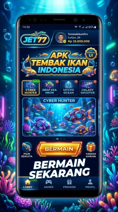 Screenshot fitur kategori aplikasi yang lengkap di jet77.